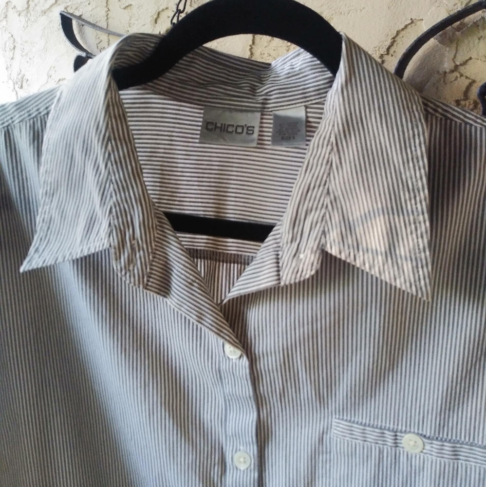 Striped Button Down Shirt